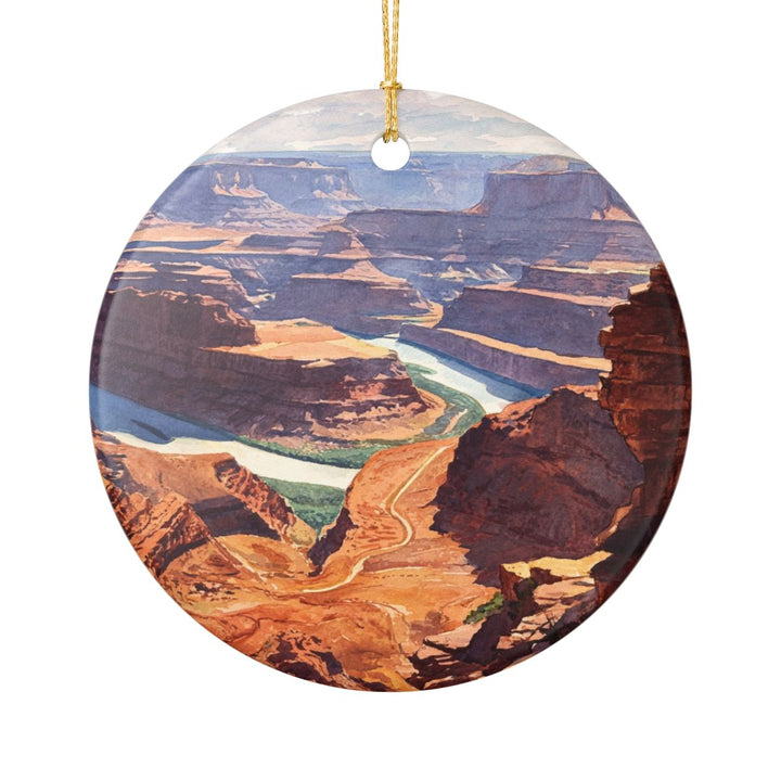 Dead Horse Point Utah USA Ornament: Unique Dead Horse Point Souvenir, Dead Horse Point Utah Xmas Decor, and Authentic Dead Horse Point Gift