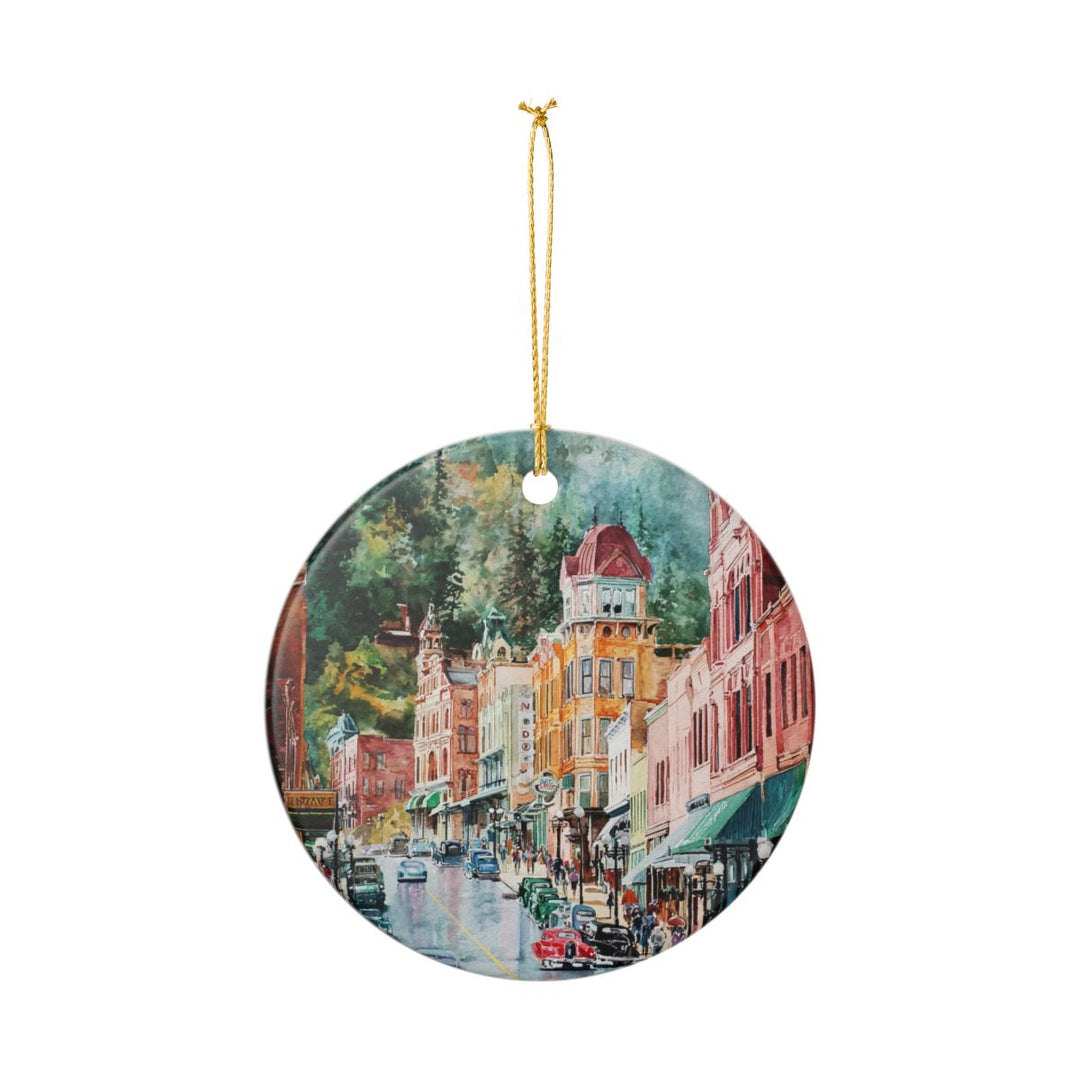 Deadwood South Dakota USA Ornament: Unique Deadwood Souvenir, Deadwood South Dakota Xmas Decor, and Authentic Deadwood Gift