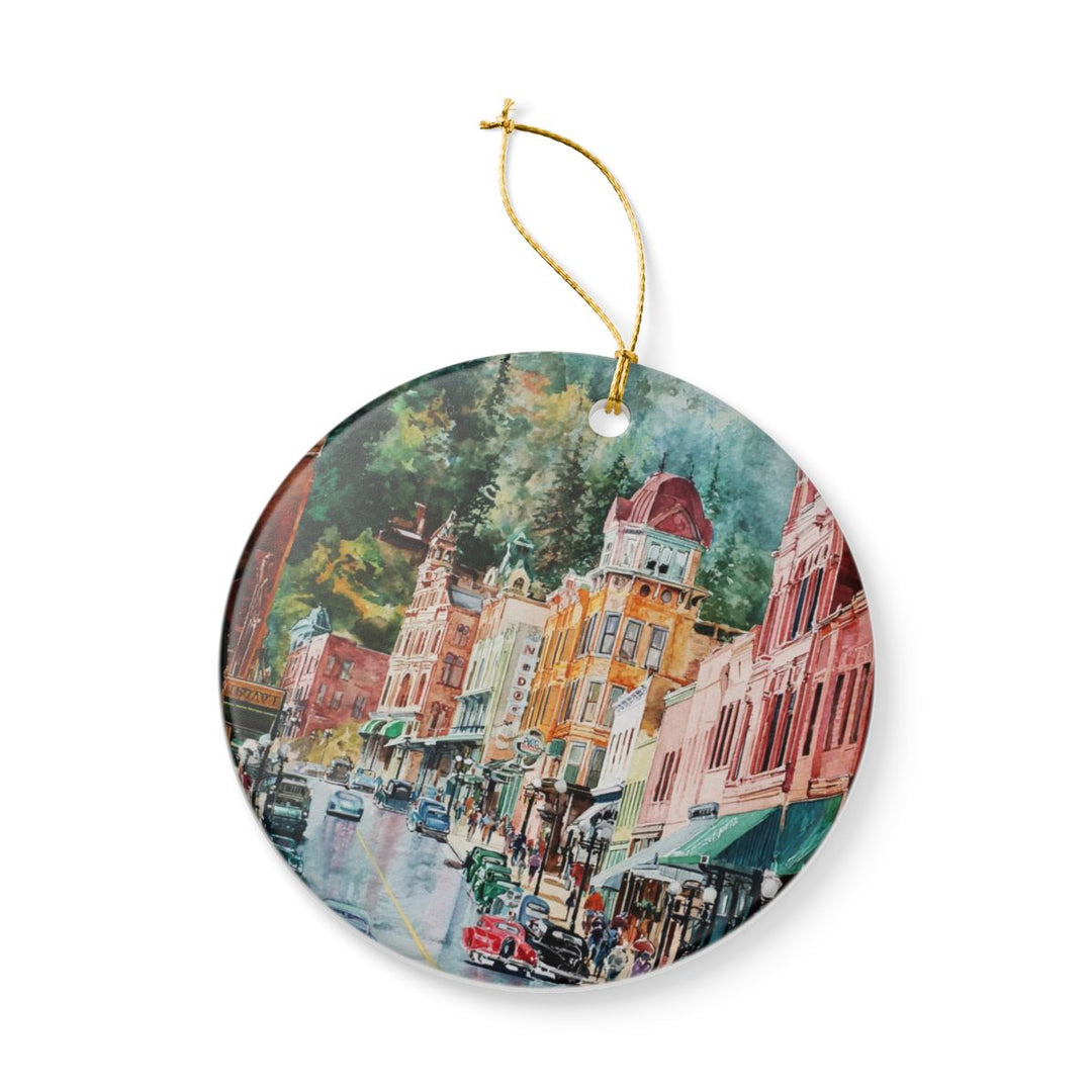Deadwood South Dakota USA Ornament: Unique Deadwood Souvenir, Deadwood South Dakota Xmas Decor, and Authentic Deadwood Gift