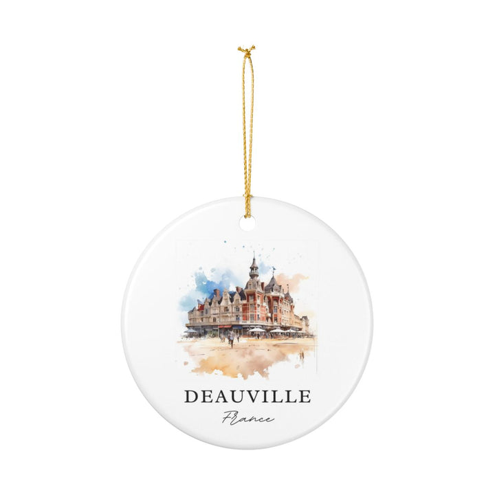 Deauville France Ornament: Unique Deauville Souvenir, Deauville France Xmas Decor, and Authentic Deauville Gift