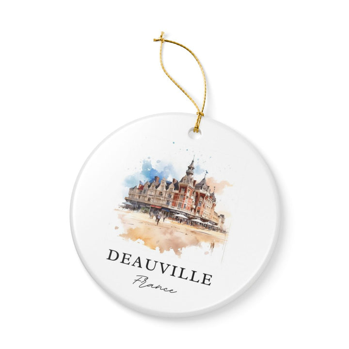 Deauville France Ornament: Unique Deauville Souvenir, Deauville France Xmas Decor, and Authentic Deauville Gift