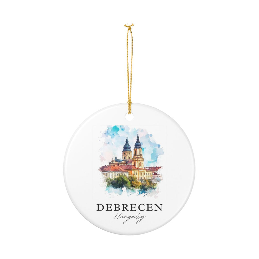 Debrecen Hungary Ornament: Unique Debrecen Souvenir, Debrecen Hungary Xmas Decor, and Authentic Debrecen Gift