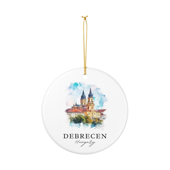 Debrecen Hungary Ornament: Unique Debrecen Souvenir, Debrecen Hungary Xmas Decor, and Authentic Debrecen Gift