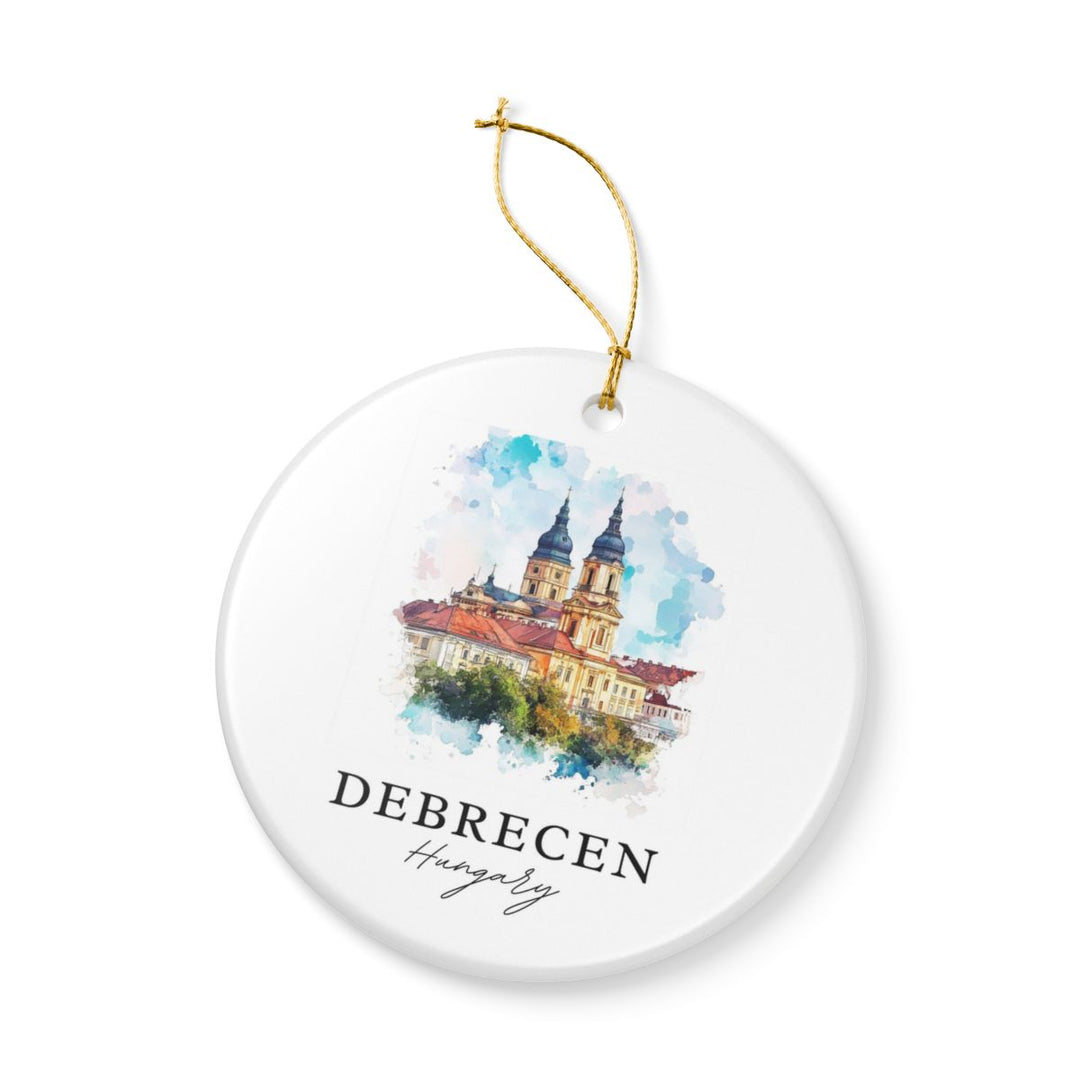 Debrecen Hungary Ornament: Unique Debrecen Souvenir, Debrecen Hungary Xmas Decor, and Authentic Debrecen Gift