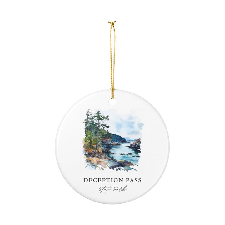 Deception Pass State Park Washington Ornament: Unique Deception Pass State Park Souvenir, Deception Pass State Park Washington Xmas Decor, and Authentic Deception Pass State Park Gift