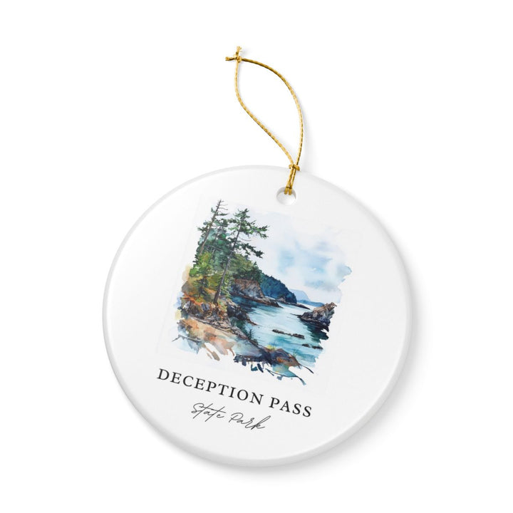 Deception Pass State Park Washington Ornament: Unique Deception Pass State Park Souvenir, Deception Pass State Park Washington Xmas Decor, and Authentic Deception Pass State Park Gift
