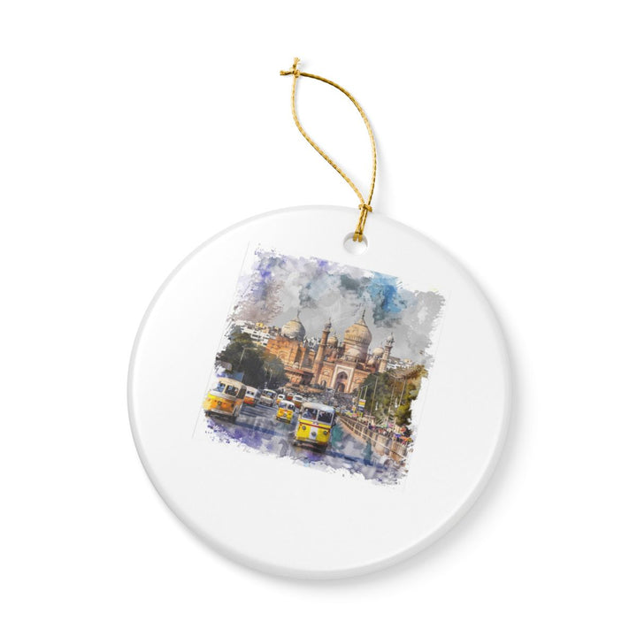 Delhi India Ornament: Unique Delhi Souvenir, Delhi India Xmas Decor, and Authentic Delhi Gift