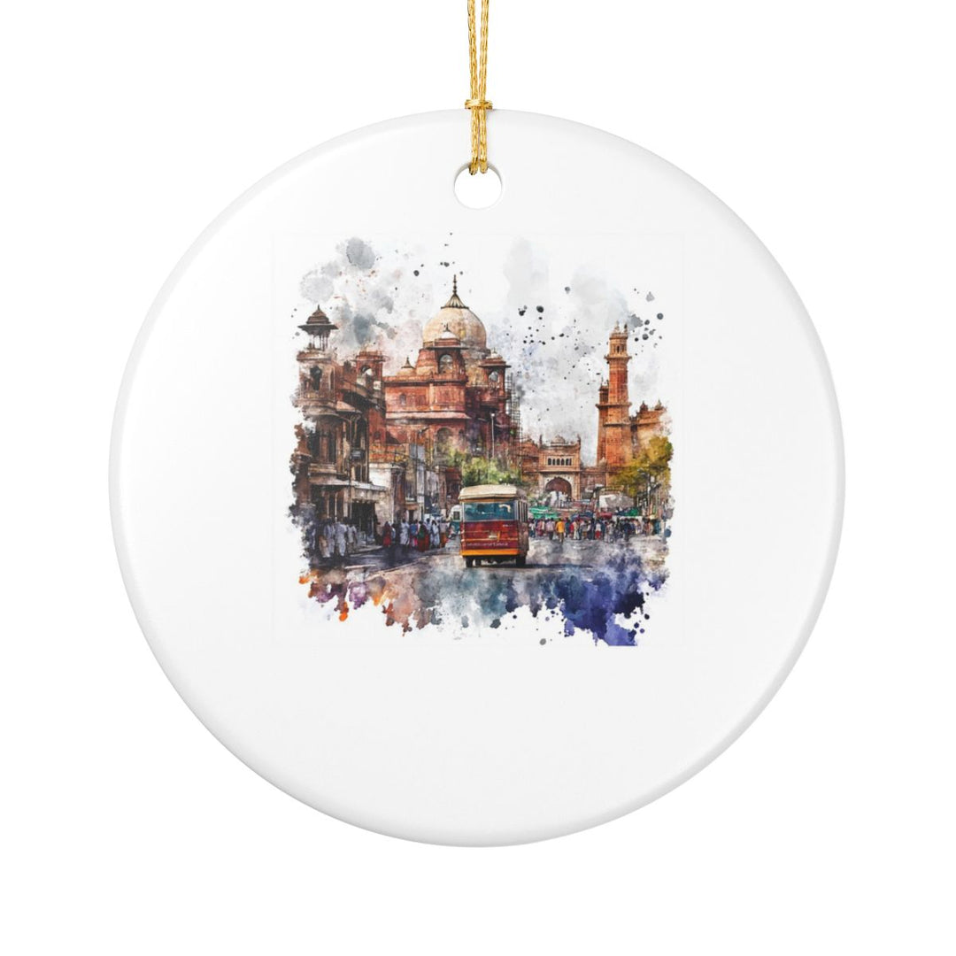 Delhi India Ornament: Unique Delhi Souvenir, Delhi India Xmas Decor, and Authentic Delhi Gift