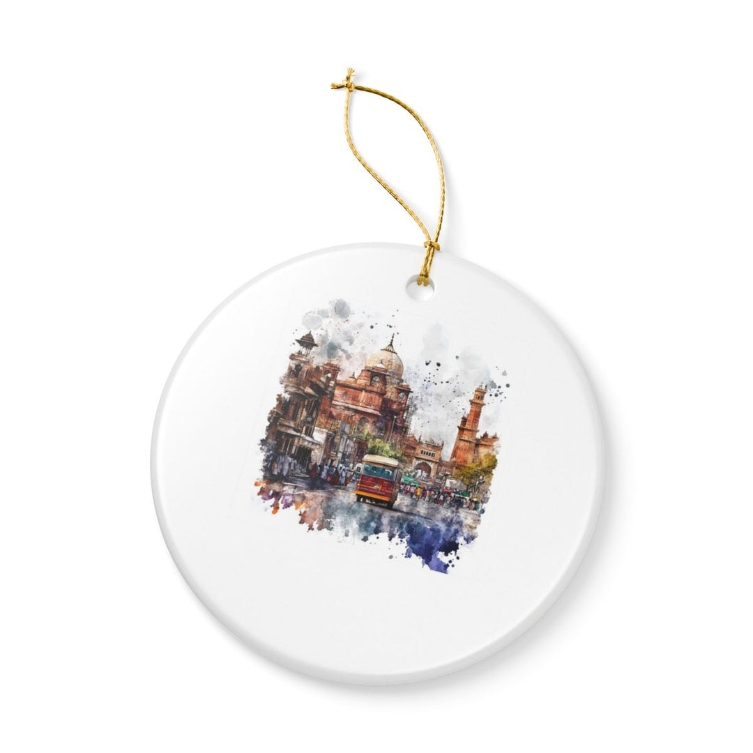 Delhi India Ornament: Unique Delhi Souvenir, Delhi India Xmas Decor, and Authentic Delhi Gift