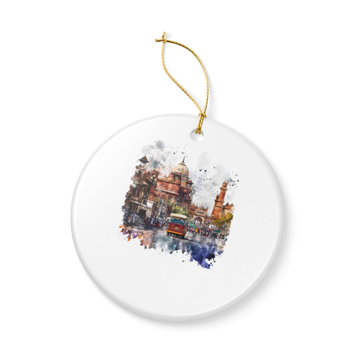 Delhi India Ornament: Unique Delhi Souvenir, Delhi India Xmas Decor, and Authentic Delhi Gift