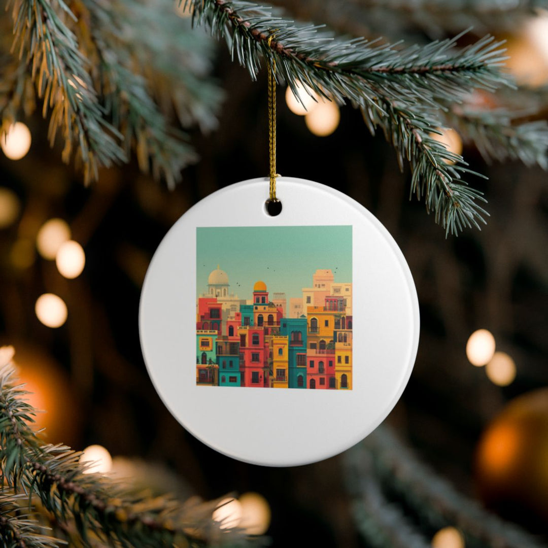 Delhi India Ornament: Unique Delhi Souvenir, Delhi India Xmas Decor, and Authentic Delhi Gift
