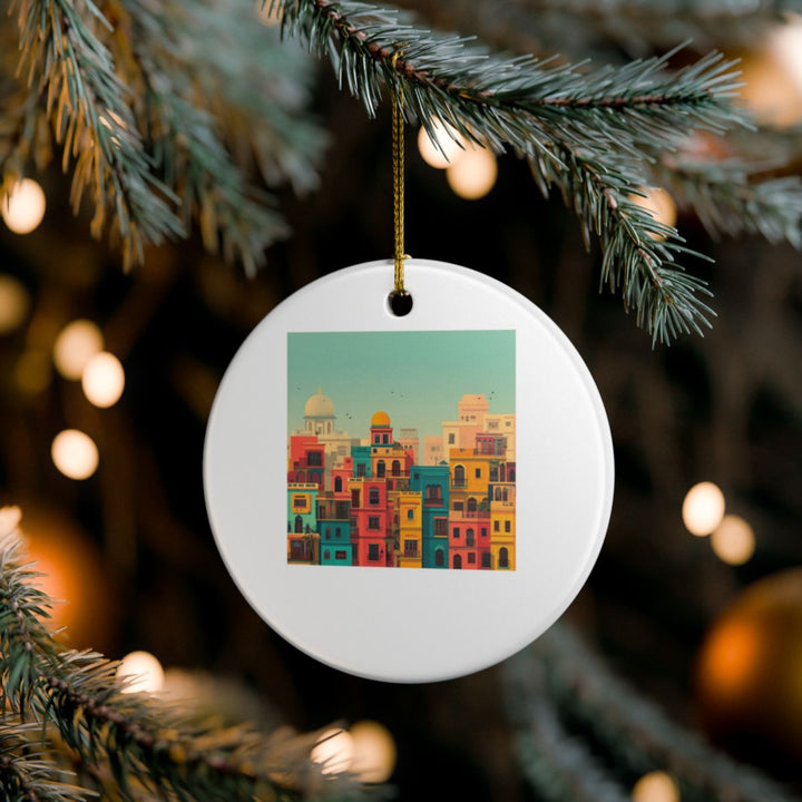 Delhi India Ornament: Unique Delhi Souvenir, Delhi India Xmas Decor, and Authentic Delhi Gift