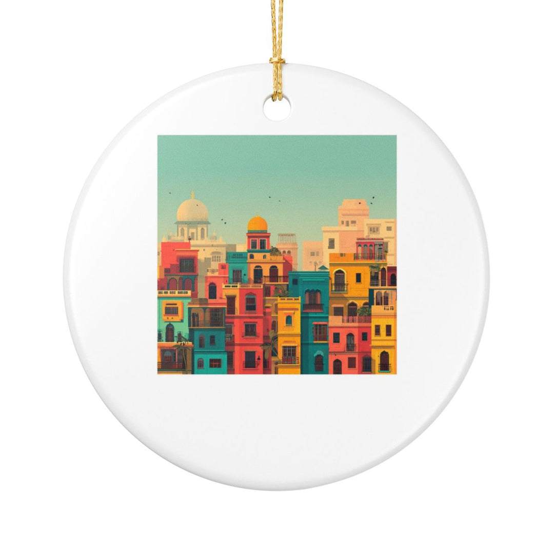 Delhi India Ornament: Unique Delhi Souvenir, Delhi India Xmas Decor, and Authentic Delhi Gift