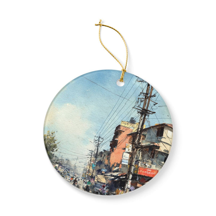 Delhi India Ornament: Unique Delhi Souvenir, Delhi India Xmas Decor, and Authentic Delhi Gift