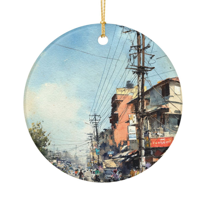 Delhi India Ornament: Unique Delhi Souvenir, Delhi India Xmas Decor, and Authentic Delhi Gift