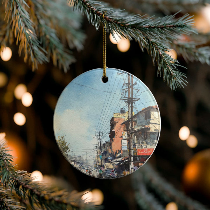 Delhi India Ornament: Unique Delhi Souvenir, Delhi India Xmas Decor, and Authentic Delhi Gift