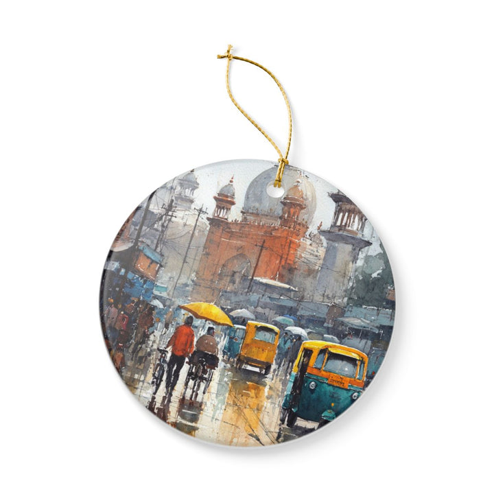 Delhi India Ornament: Unique Delhi Souvenir, Delhi India Xmas Decor, and Authentic Delhi Gift