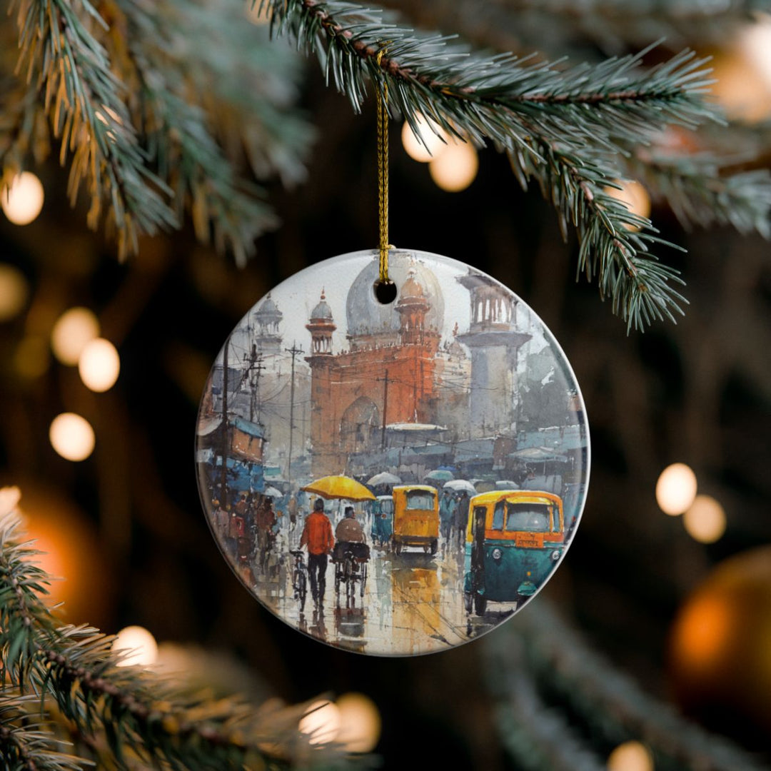 Delhi India Ornament: Unique Delhi Souvenir, Delhi India Xmas Decor, and Authentic Delhi Gift