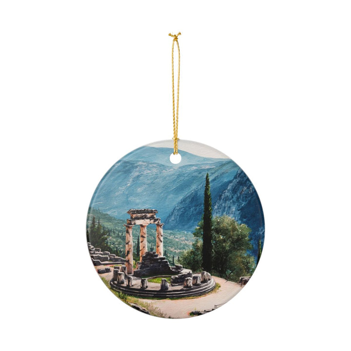 Delphi Ornament: Unique Delphi Souvenir, Delphi Xmas Decor, and Authentic Delphi Gift