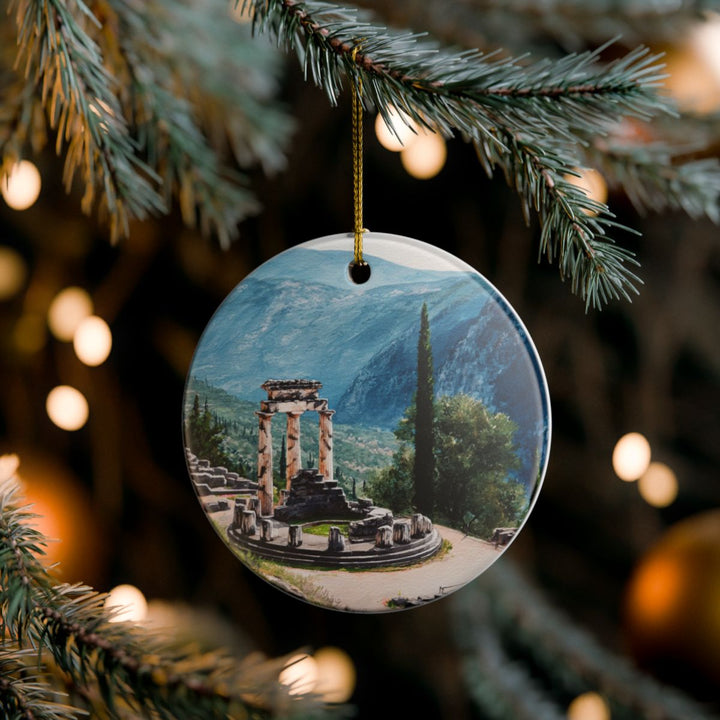 Delphi Ornament: Unique Delphi Souvenir, Delphi Xmas Decor, and Authentic Delphi Gift