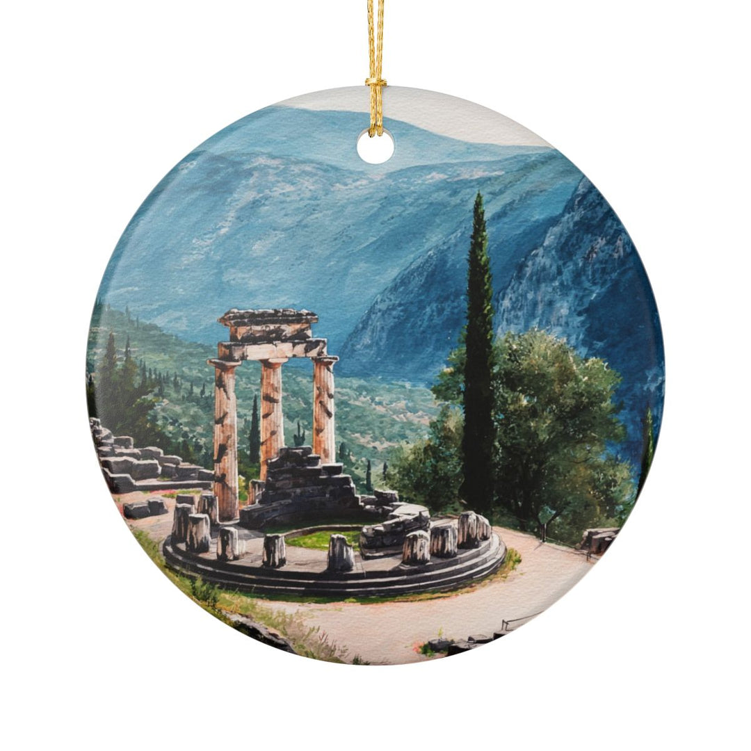 Delphi Ornament: Unique Delphi Souvenir, Delphi Xmas Decor, and Authentic Delphi Gift