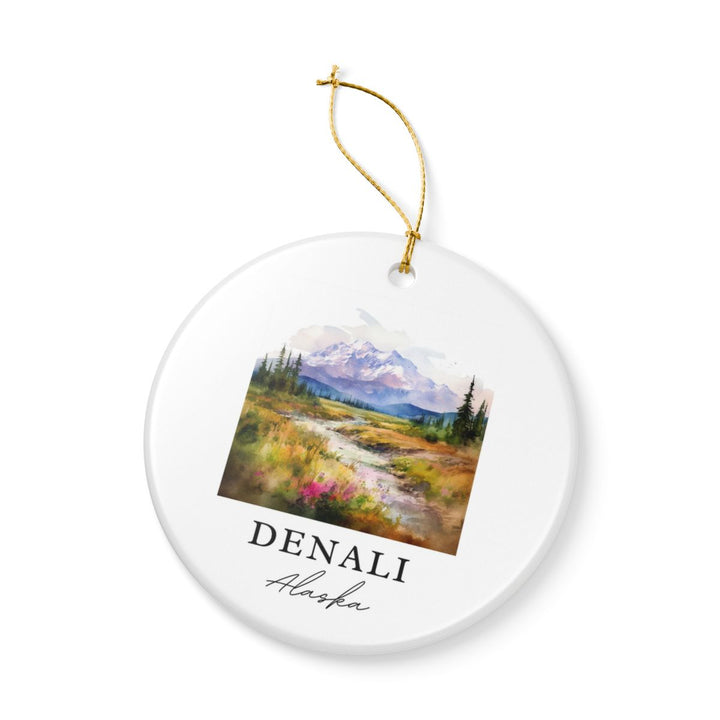 Denali Alaska Ornament: Unique Denali Alaska Souvenir, Denali Alaska Xmas Decor, and Authentic Denali Alaska Gift