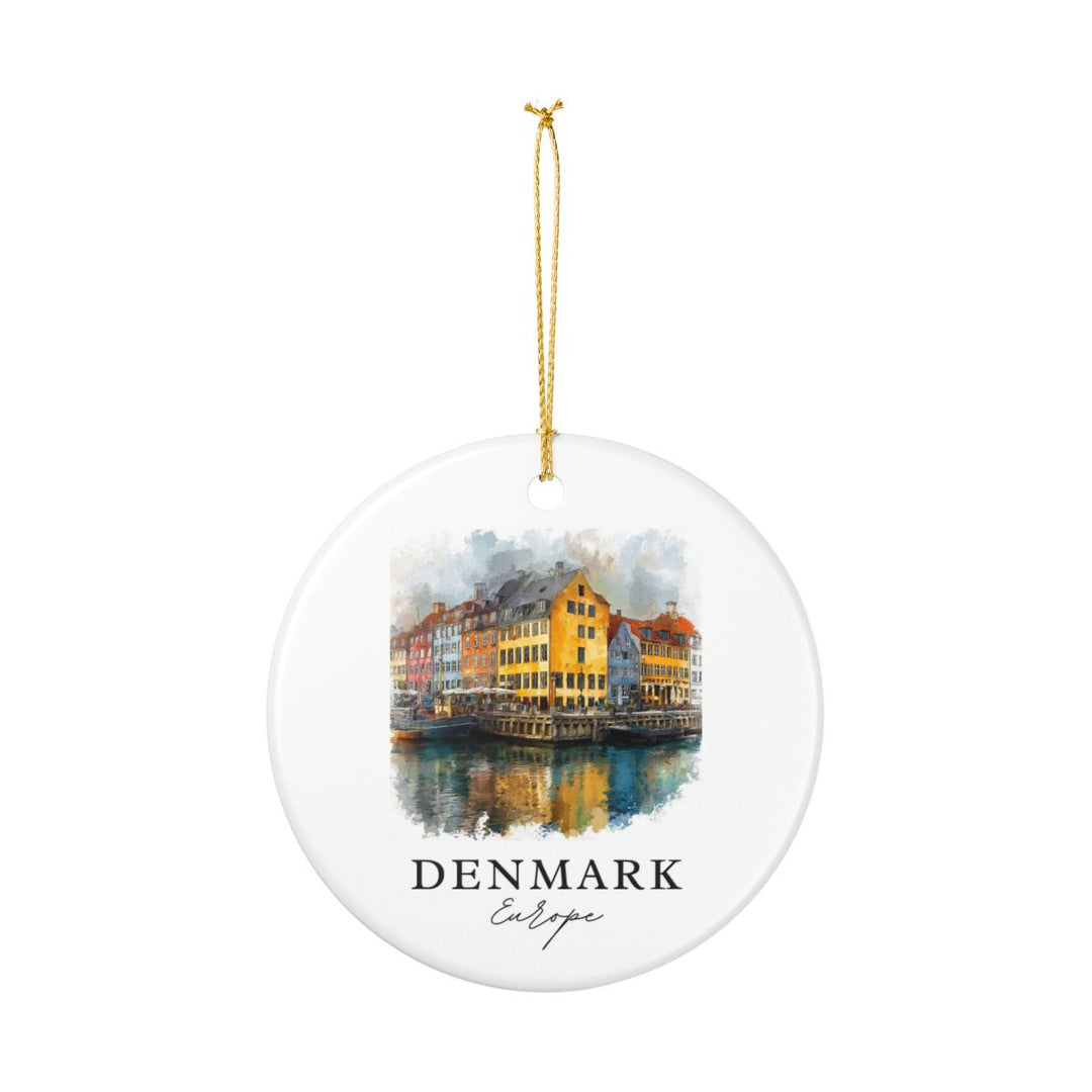 Denmark Ornament: Unique Denmark Souvenir, Denmark Xmas Decor, and Authentic Denmark Gift
