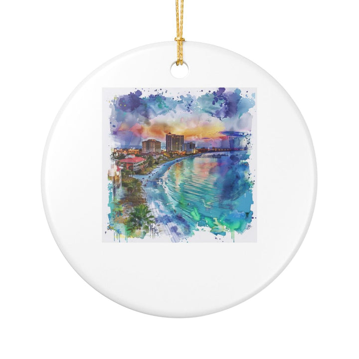 Destin Florida Florida Ornament: Unique Destin Souvenir, Destin Florida Xmas Decor, and Authentic Destin Gift
