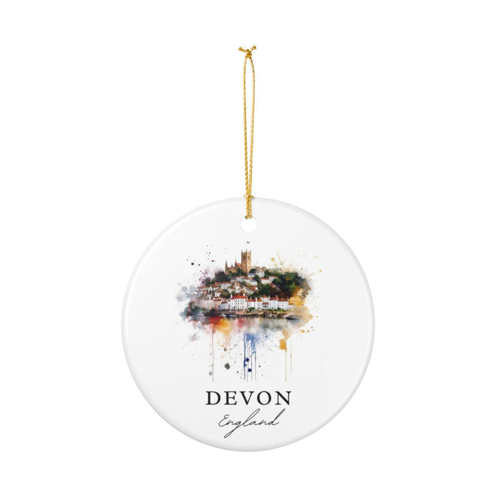 Devon England Ornament: Unique Devon England Souvenir, Devon England Xmas Decor, and Authentic Devon England Gift