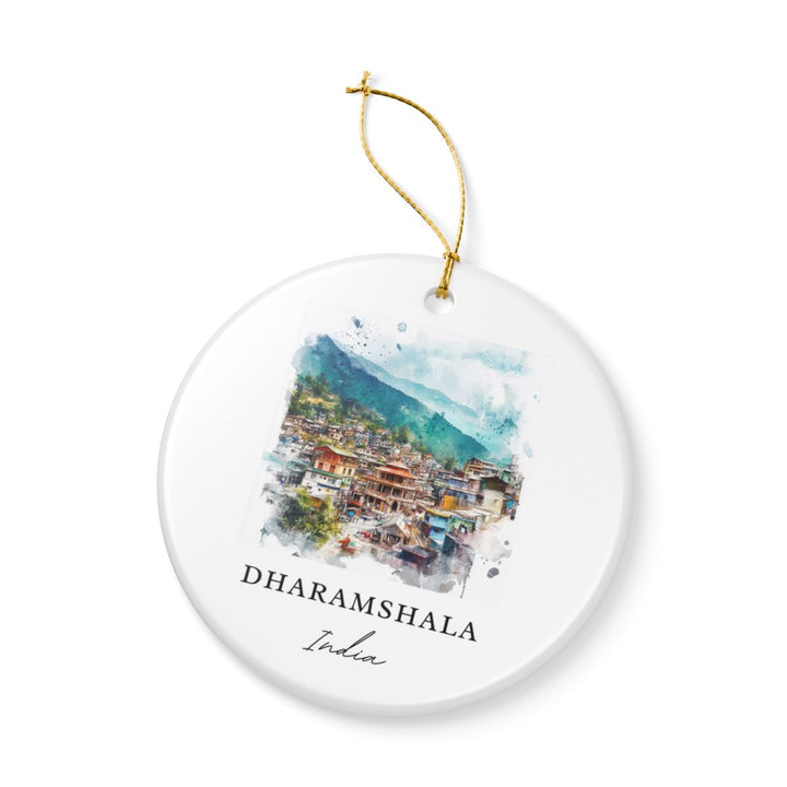 Dharamshala Ornament: Unique Dharamshala Souvenir, Dharamshala Xmas Decor, and Authentic Dharamshala Gift