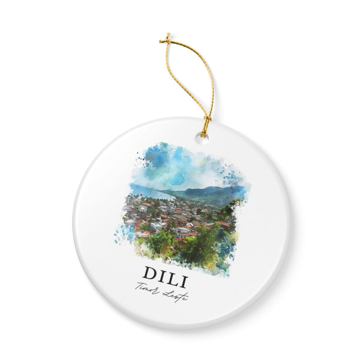 Dili Timor Leste Ornament: Unique Dili Timor Leste Souvenir, Dili Timor Leste Xmas Decor, and Authentic Dili Timor Leste Gift