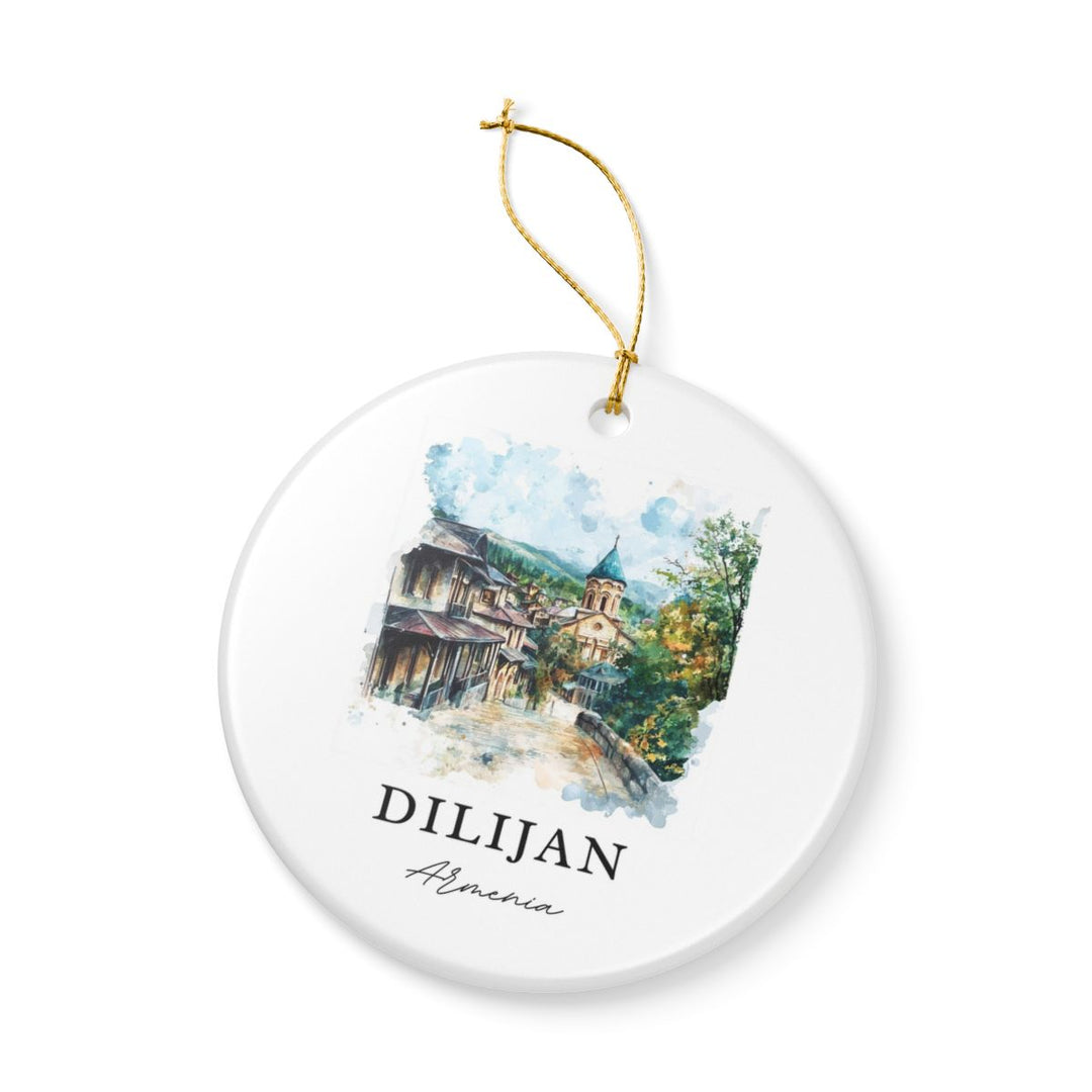 Dilijan Armenia Ornament: Unique Dilijan Armenia Souvenir, Dilijan Armenia Xmas Decor, and Authentic Dilijan Armenia Gift