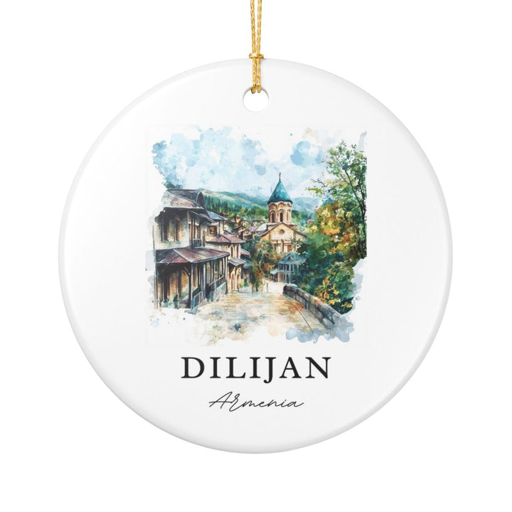 Dilijan Armenia Ornament: Unique Dilijan Armenia Souvenir, Dilijan Armenia Xmas Decor, and Authentic Dilijan Armenia Gift