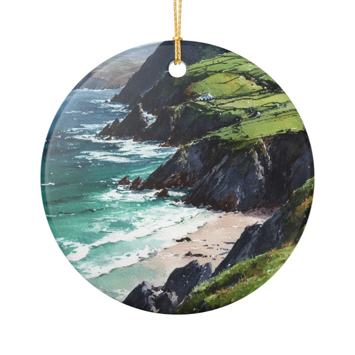 Dingle Peninsula Ornament: Unique Dingle Peninsula Souvenir, Dingle Peninsula Xmas Decor, and Authentic Dingle Peninsula Gift