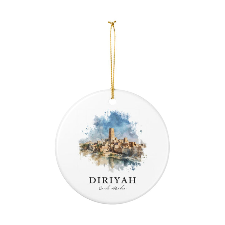 Diriyah Saudi Arabia Ornament: Unique Diriyah Souvenir, Diriyah Saudi Arabia Xmas Decor, and Authentic Diriyah Gift