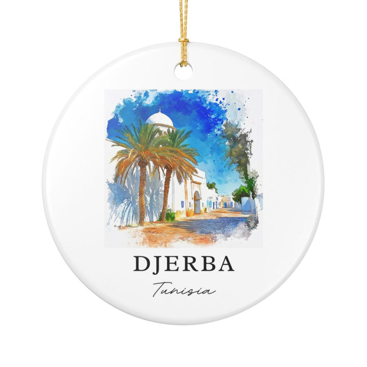 Djerba Tunisia Ornament: Unique Djerba Tunisia Souvenir, Djerba Tunisia Xmas Decor, and Authentic Djerba Tunisia Gift