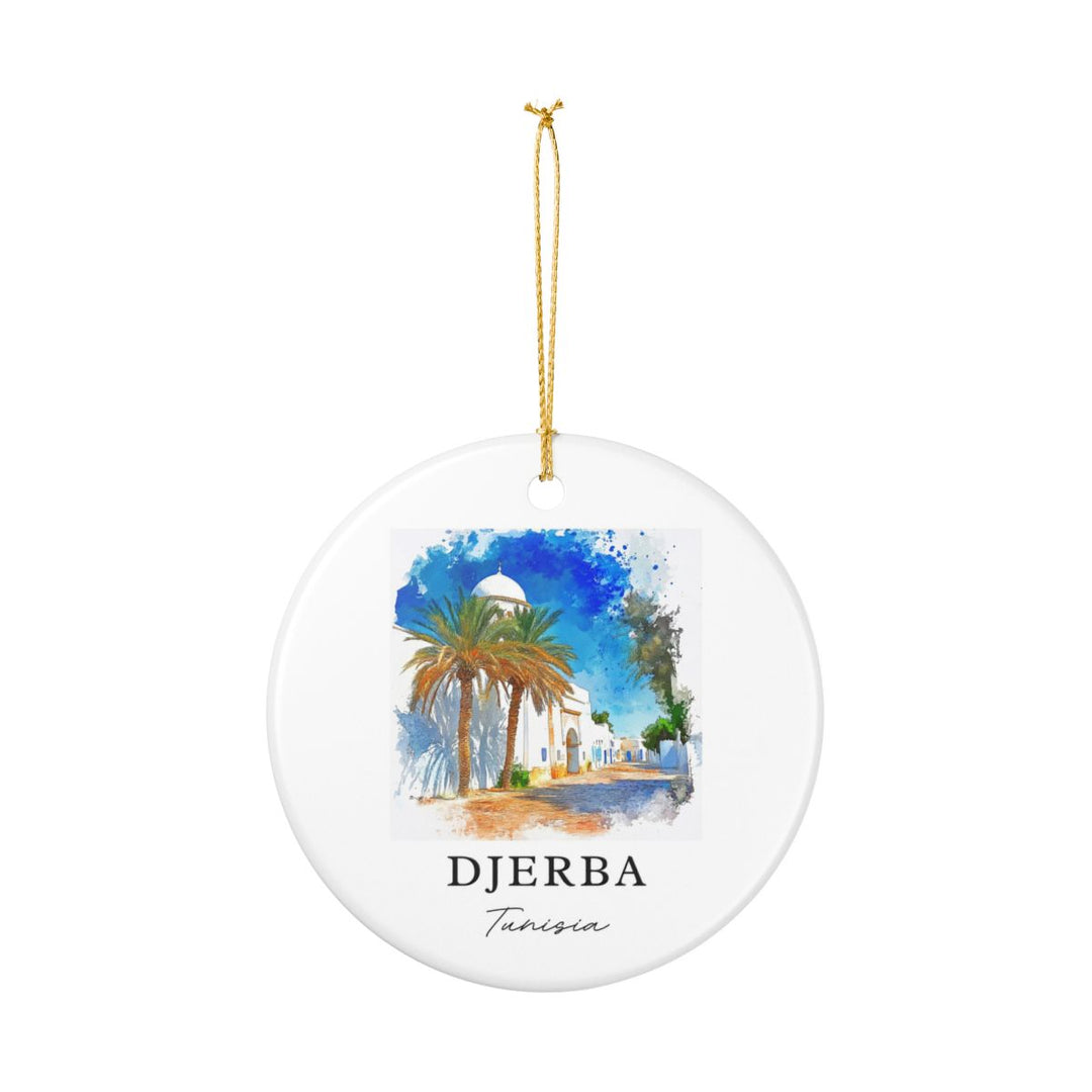 Djerba Tunisia Ornament: Unique Djerba Tunisia Souvenir, Djerba Tunisia Xmas Decor, and Authentic Djerba Tunisia Gift