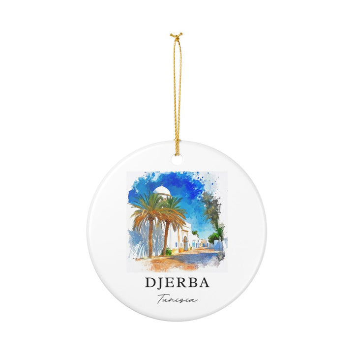 Djerba Tunisia Ornament: Unique Djerba Tunisia Souvenir, Djerba Tunisia Xmas Decor, and Authentic Djerba Tunisia Gift