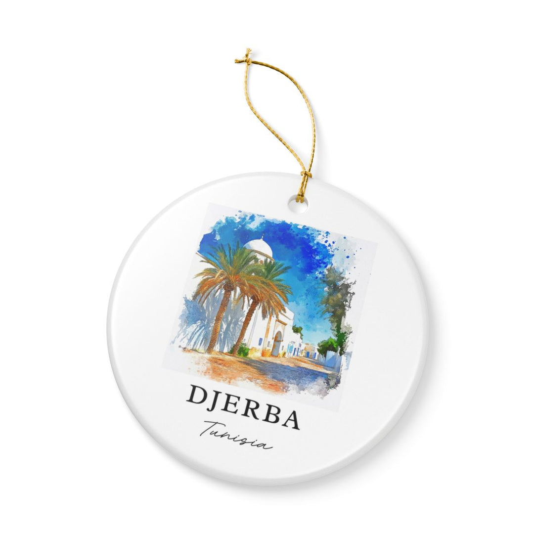 Djerba Tunisia Ornament: Unique Djerba Tunisia Souvenir, Djerba Tunisia Xmas Decor, and Authentic Djerba Tunisia Gift