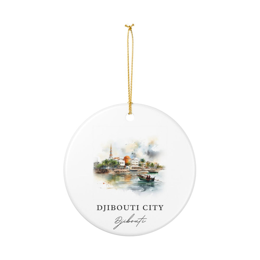 Djibouti City Djibouti Ornament: Unique Djibouti City Djibouti Souvenir, Djibouti City Djibouti Xmas Decor, and Authentic Djibouti City Djibouti Gift