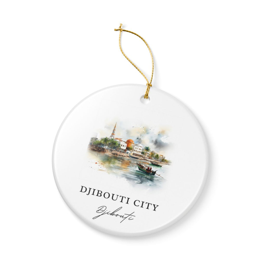 Djibouti City Djibouti Ornament: Unique Djibouti City Djibouti Souvenir, Djibouti City Djibouti Xmas Decor, and Authentic Djibouti City Djibouti Gift