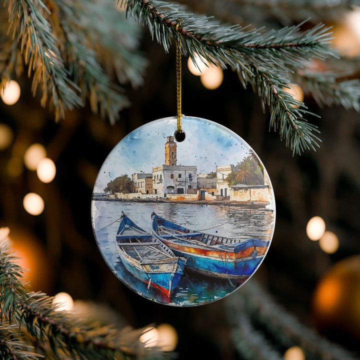 Djibouti Ornament: Unique Djibouti Souvenir, Djibouti Xmas Decor, and Authentic Djibouti Gift
