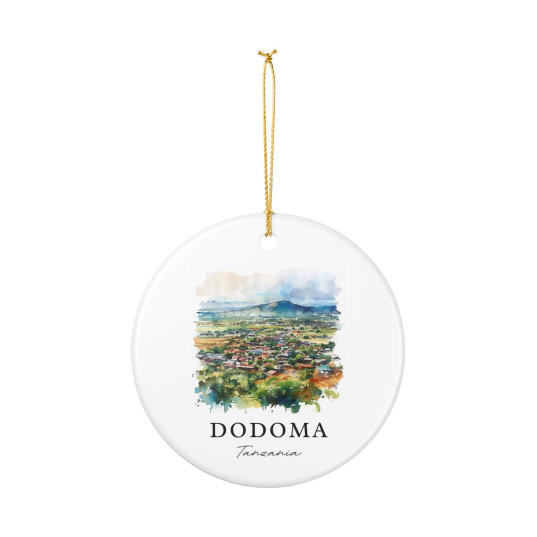 Dodoma Tanzania Ornament: Unique Dodoma Souvenir, Dodoma Tanzania Xmas Decor, and Authentic Dodoma Gift