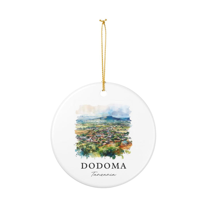 Dodoma Tanzania Ornament: Unique Dodoma Souvenir, Dodoma Tanzania Xmas Decor, and Authentic Dodoma Gift
