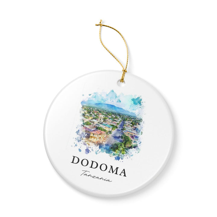 Dodoma Tanzania Ornament: Unique Dodoma Souvenir, Dodoma Tanzania Xmas Decor, and Authentic Dodoma Gift