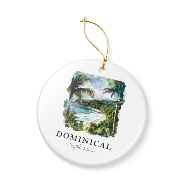 Dominical Costa Rica Ornament: Unique Dominical Costa Rica Souvenir, Dominical Costa Rica Xmas Decor, and Authentic Dominical Costa Rica Gift