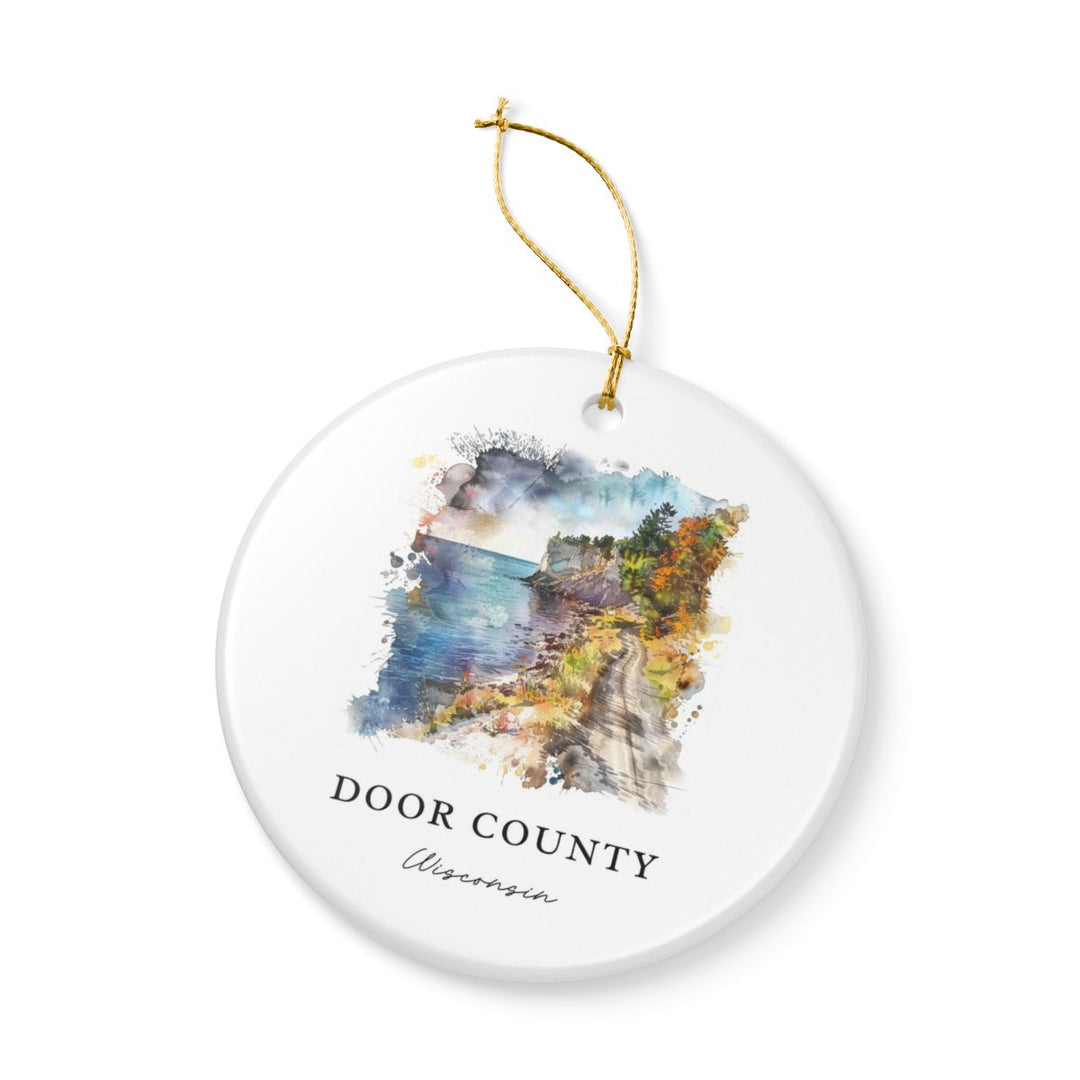 Door County Wisconsin Ornament | Christmas Travel Souvenir Gift