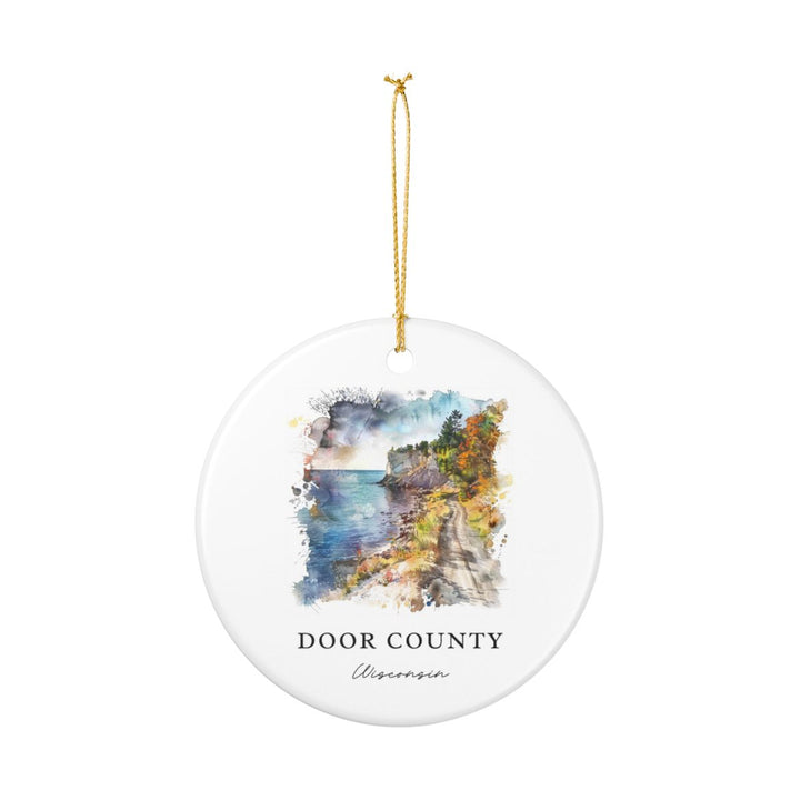 Door County Wisconsin Ornament | Christmas Travel Souvenir Gift