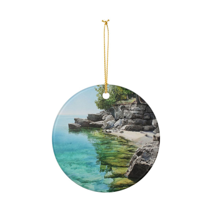 Door County Wisconsin USA Ornament: Unique Door County Souvenir, Door County Wisconsin Xmas Decor, and Authentic Door County Gift