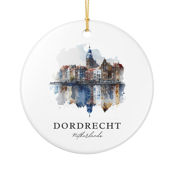 Dordrecht Netherlands Ornament: Unique Dordrecht Souvenir, Dordrecht Netherlands Xmas Decor, and Authentic Dordrecht Gift